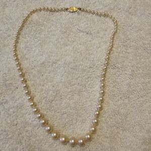 Elegant Pearl Synthetic Necklace